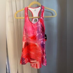Fila Women's Vibrant Pink and Purple Tank Top